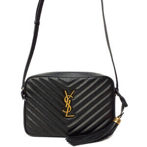 Saint Laurent Quilted Matelasse Paris Lou Camera Chain Shoulder Bag